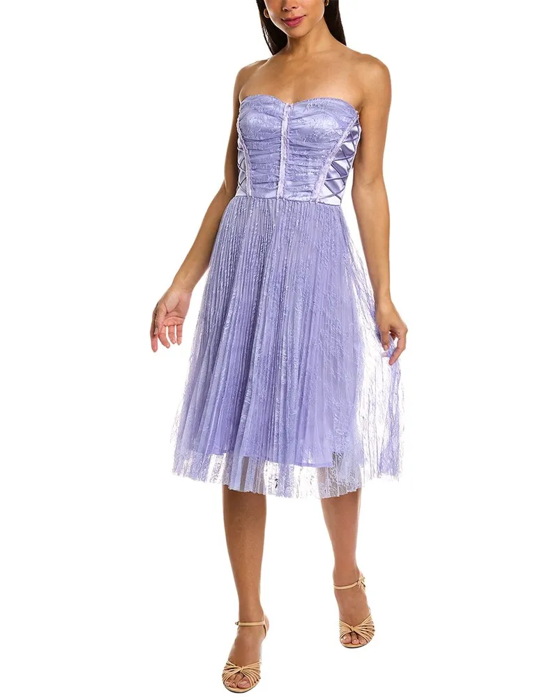 Elisabetta Franchi Midi Dress Purple