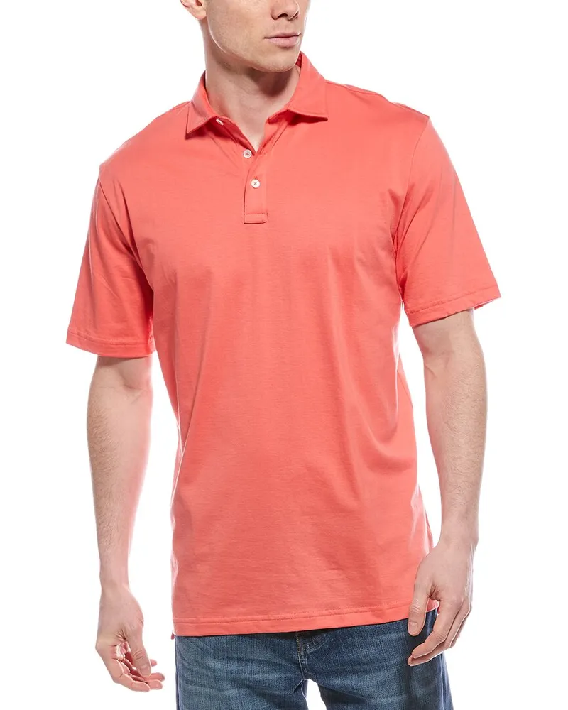 Peter Millar Crown Comfort Polo Shirt Red