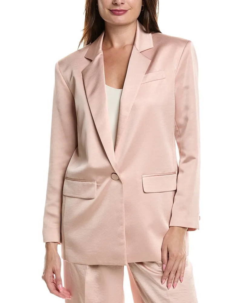 Kenneth Cole Satin Jacket Pink