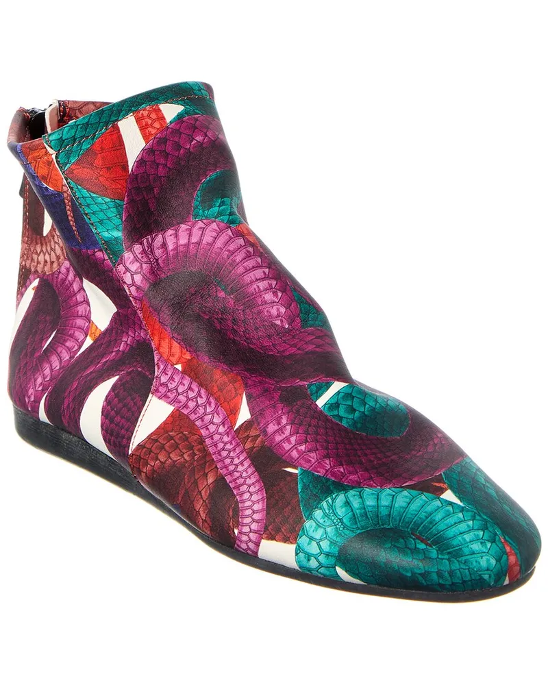 Arche Liloza Leather Bootie Purple