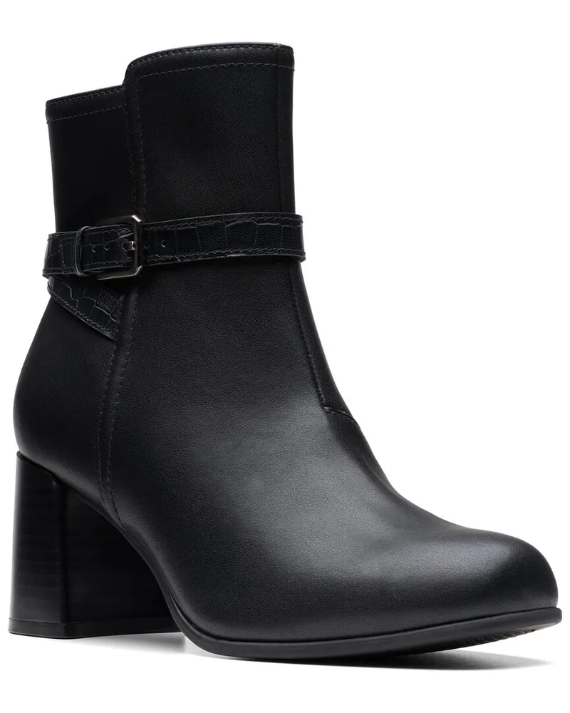 Clarks Keirsta Haley Leather Bootie Nocolor