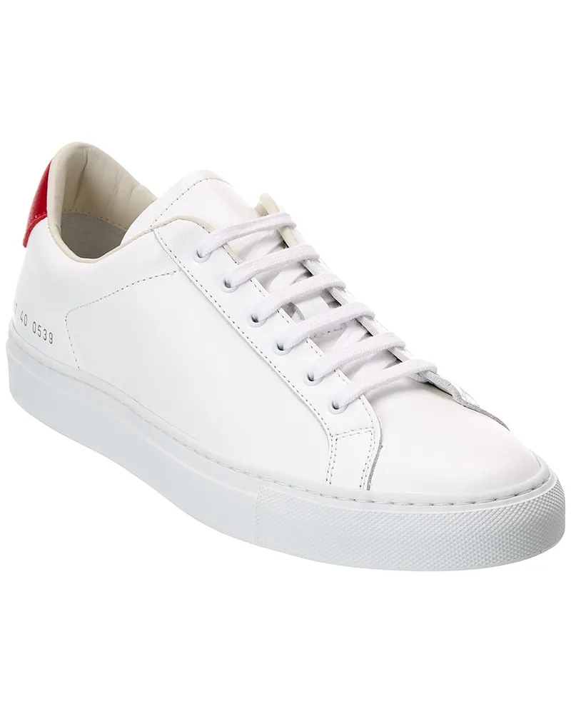 Common Projects Retro Low Leather Sneaker Nocolor