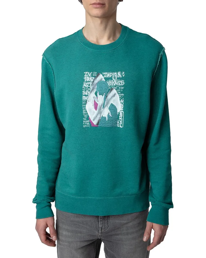 Zadig & Voltaire Simba Photoprint Graffiti Sweatshirt Nocolor