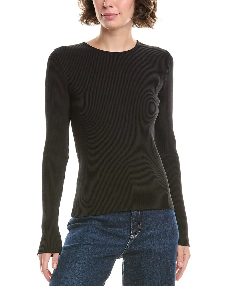Vince Rib Top Black