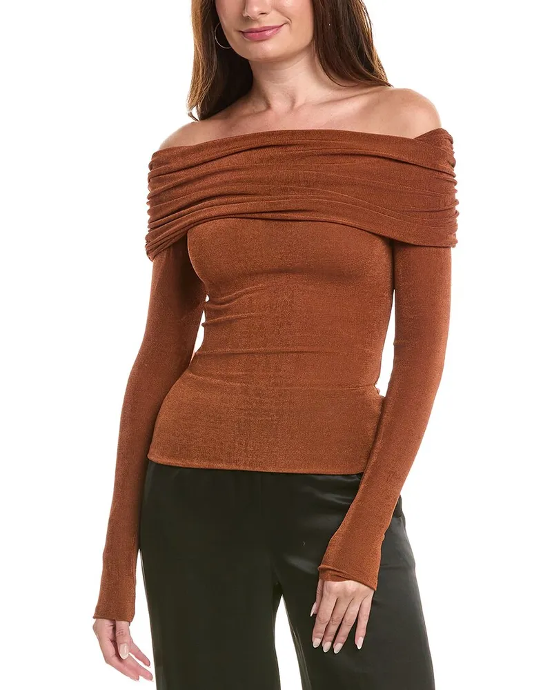 SER.O.YA Nora Top Brown