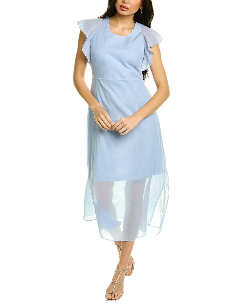 Theory Summer Midi Dress Blue