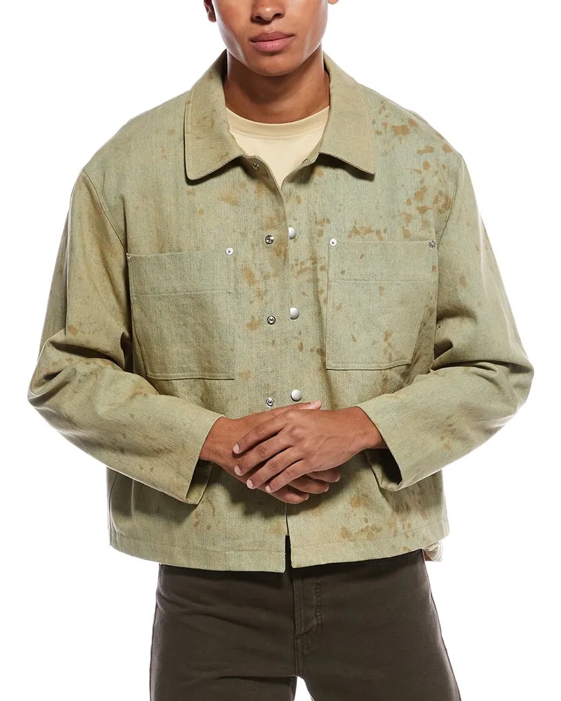 Frame Denim Painted Denim Shirt Jacket Nocolor