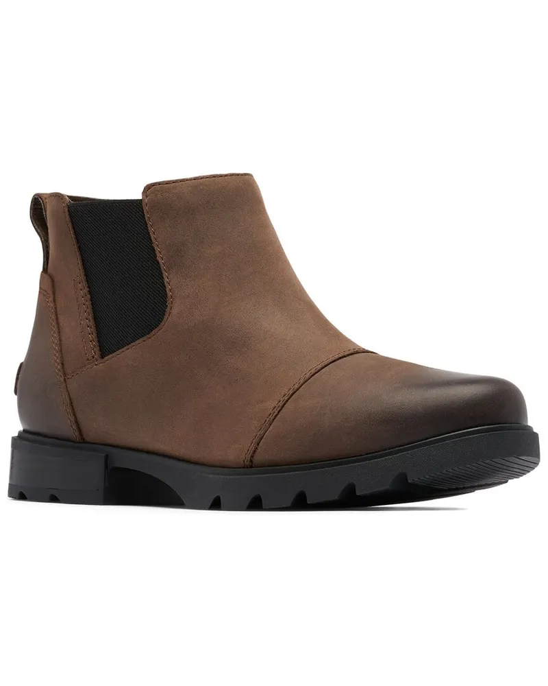 Sorel Emelie III Waterproof Leather Chelsea Boot Nocolor