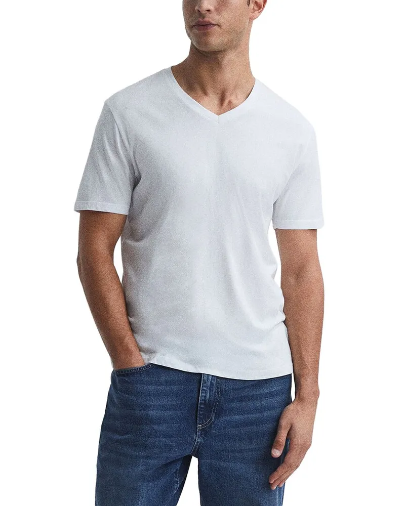Reiss Dayton Vee Neck T-Shirt Nocolor