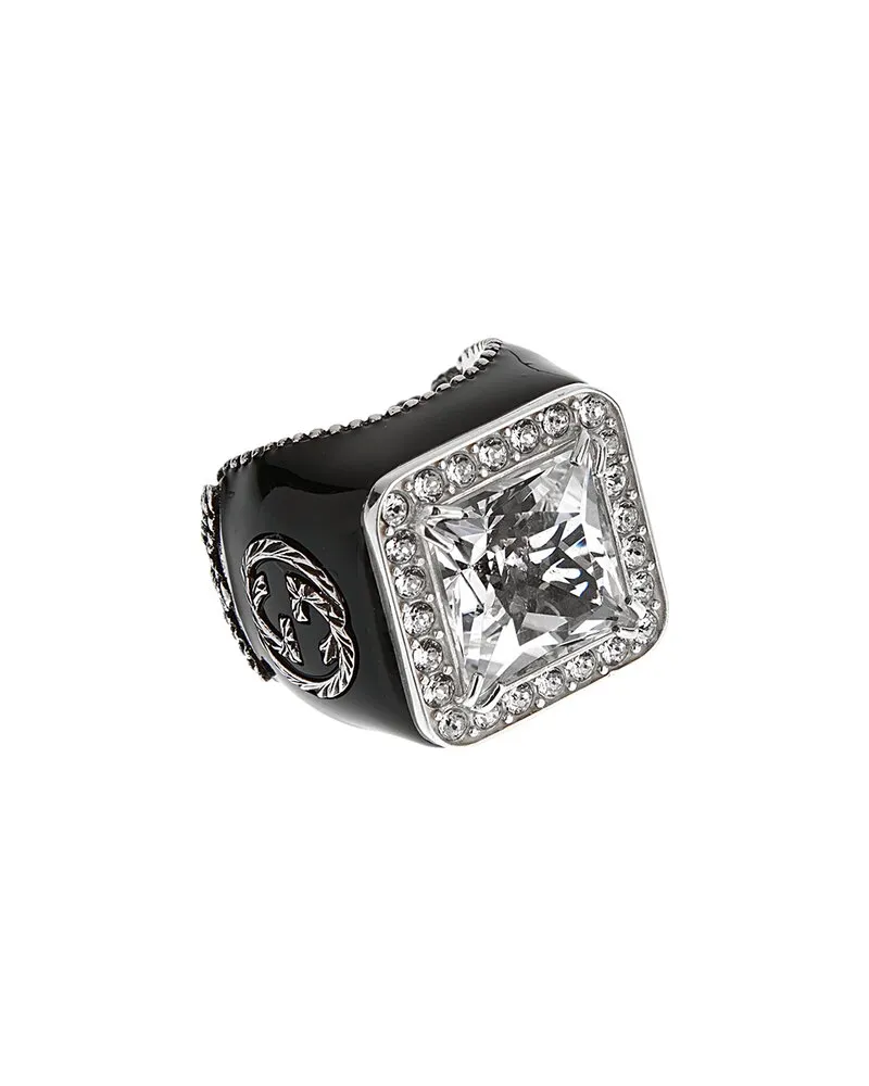 Gucci Silver Interlocking G Ring Nocolor