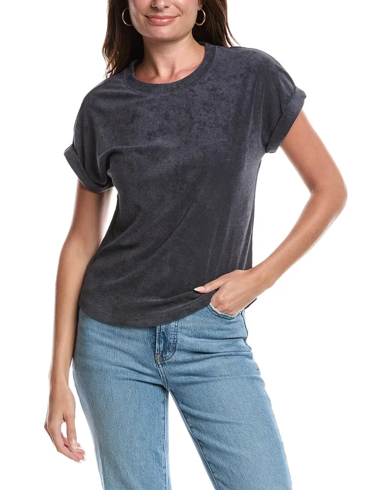 Splendid Taryn Terry Cloth Shirt Blue