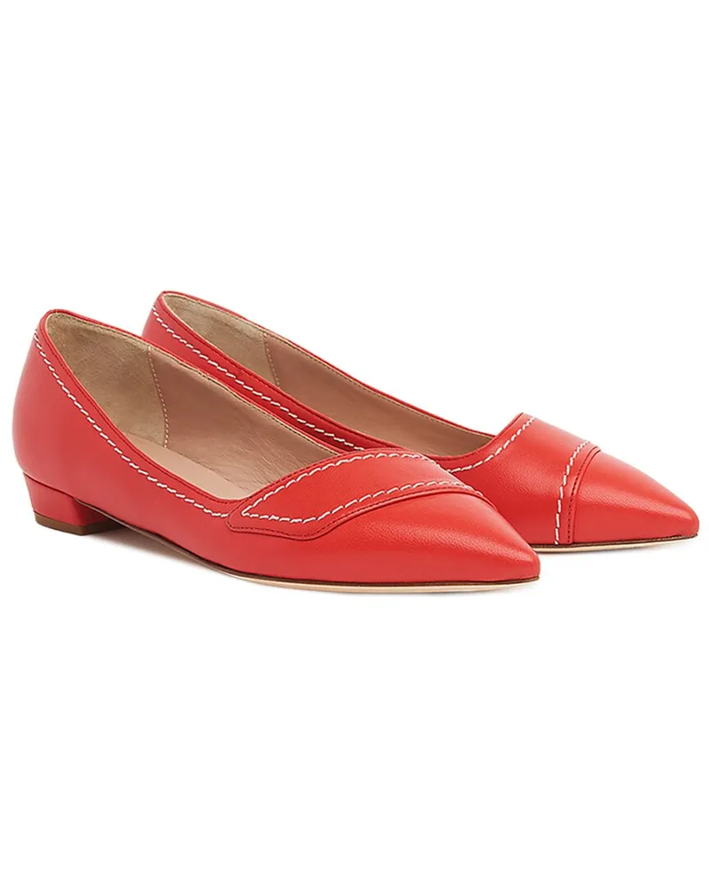 L.K.Bennett  Polly Leather Flat Nocolor