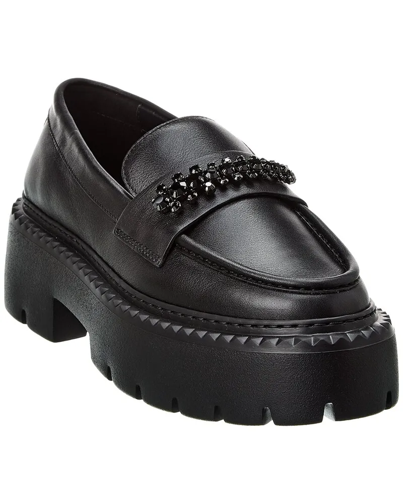 Jimmy Choo Bryer Leather Loafer Black
