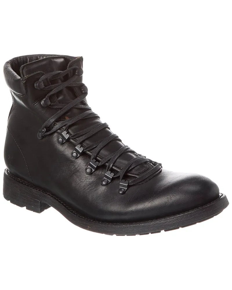Frye Bowery Leather Hiker Boot Black