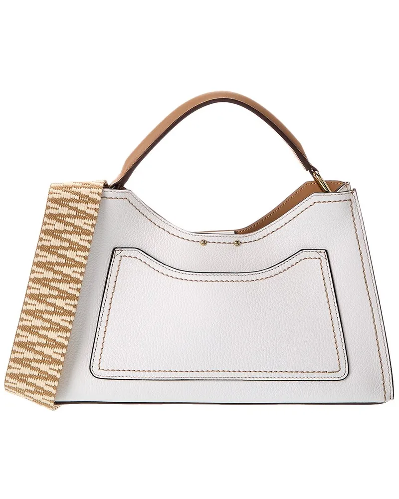 Dolce Vita Tarifa Leather Satchel White
