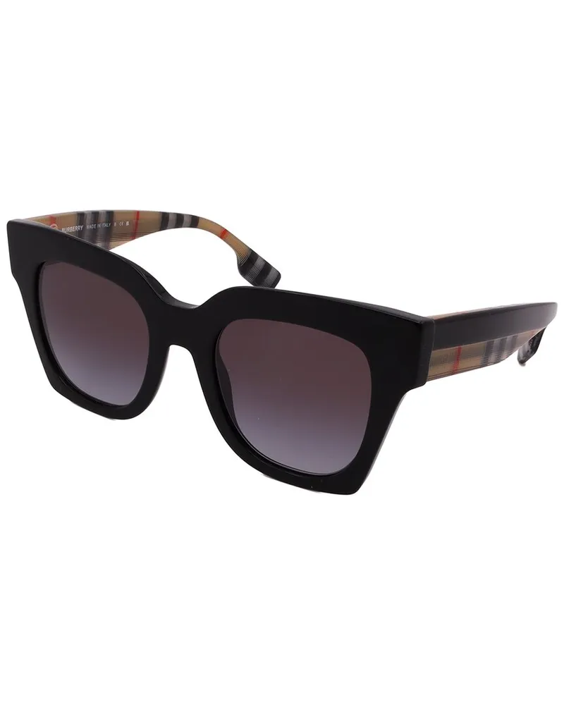 Burberry Women's BE4364 49mm Sunglasses Black