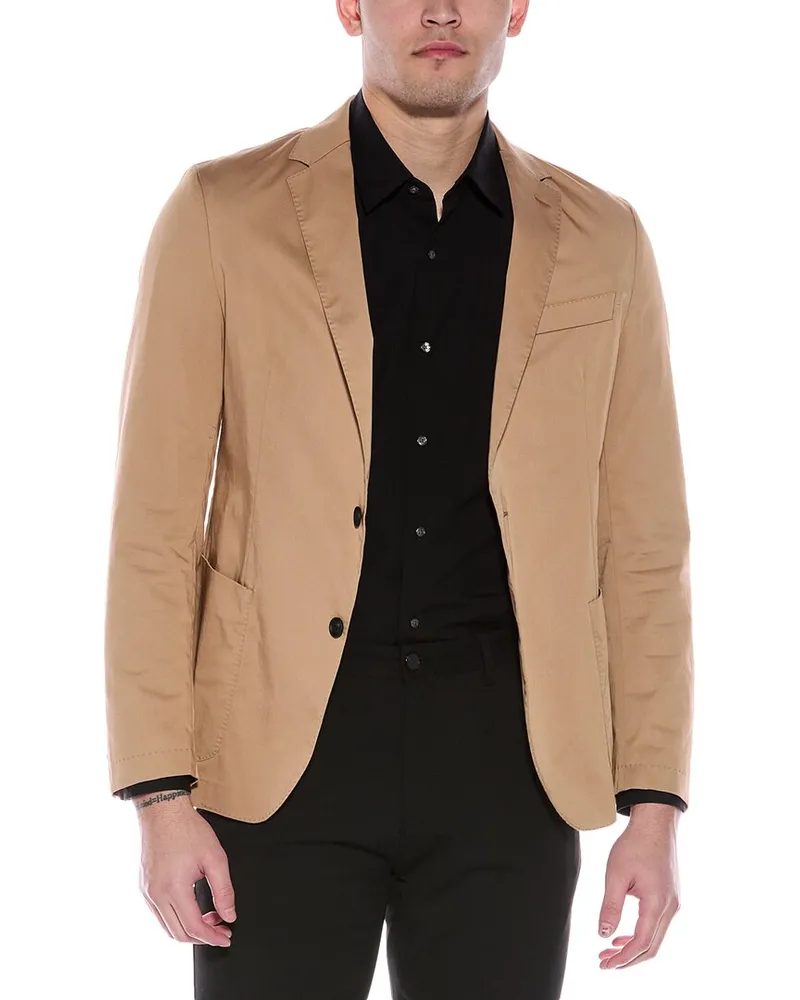 HUGO BOSS Slim Fit Blazer Beige