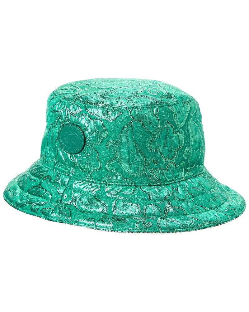 Gucci GG Lame Jacquard Reversible Bucket Hat Green