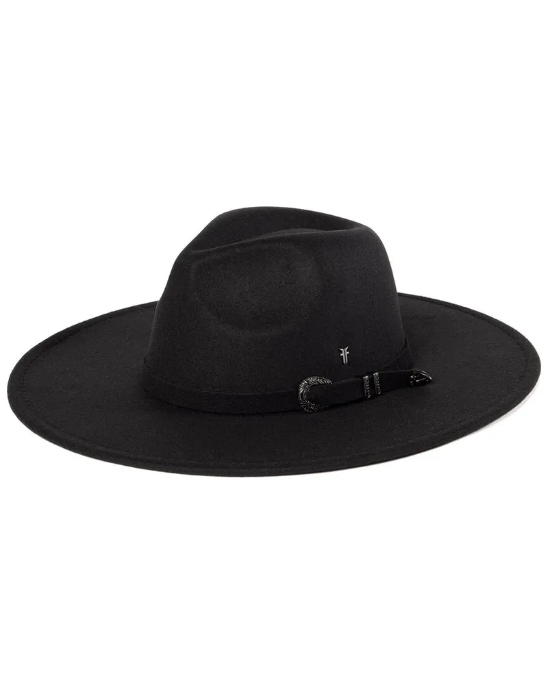 Frye Pinch Crown Fedora Black