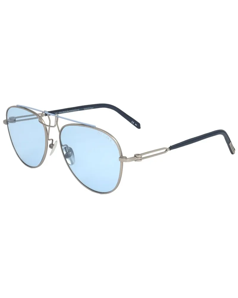 Calvin Klein Unisex CKNYC1812S 55mm Sunglasses Silver