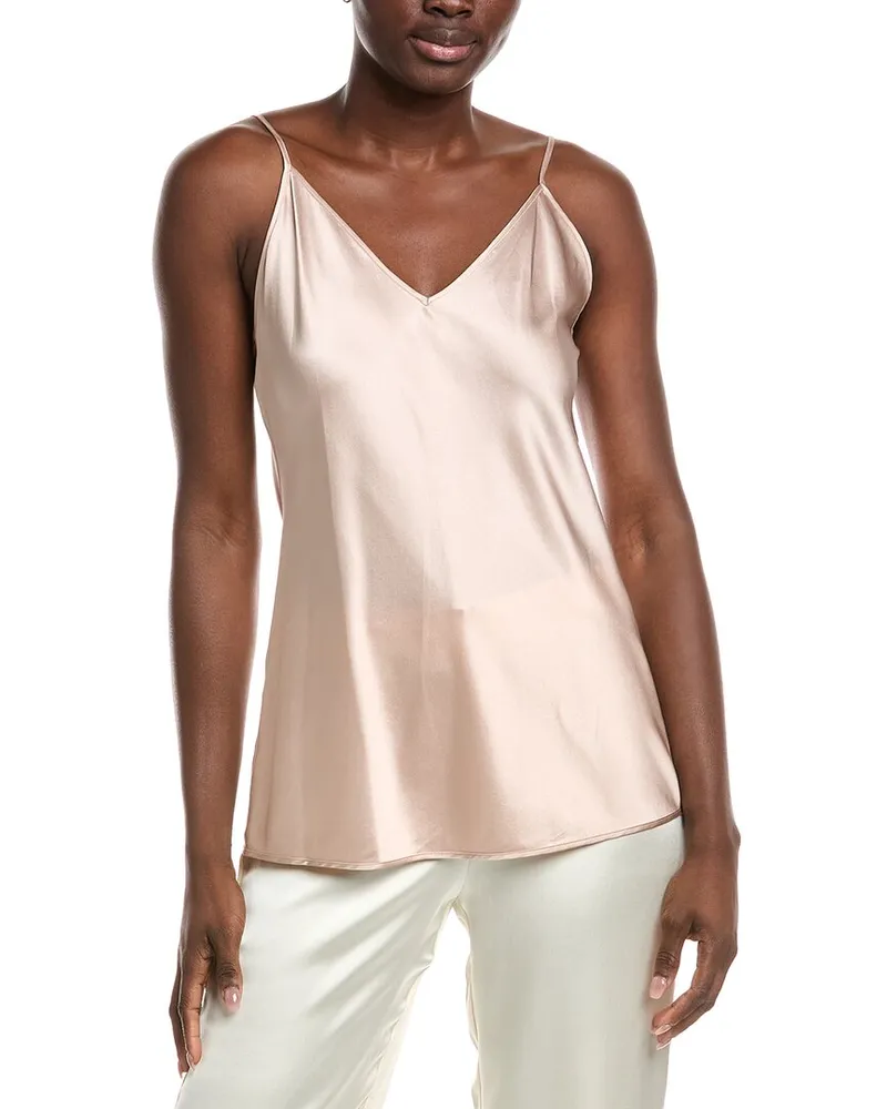 Max Mara Silk-Blend Cami Shirt Pink