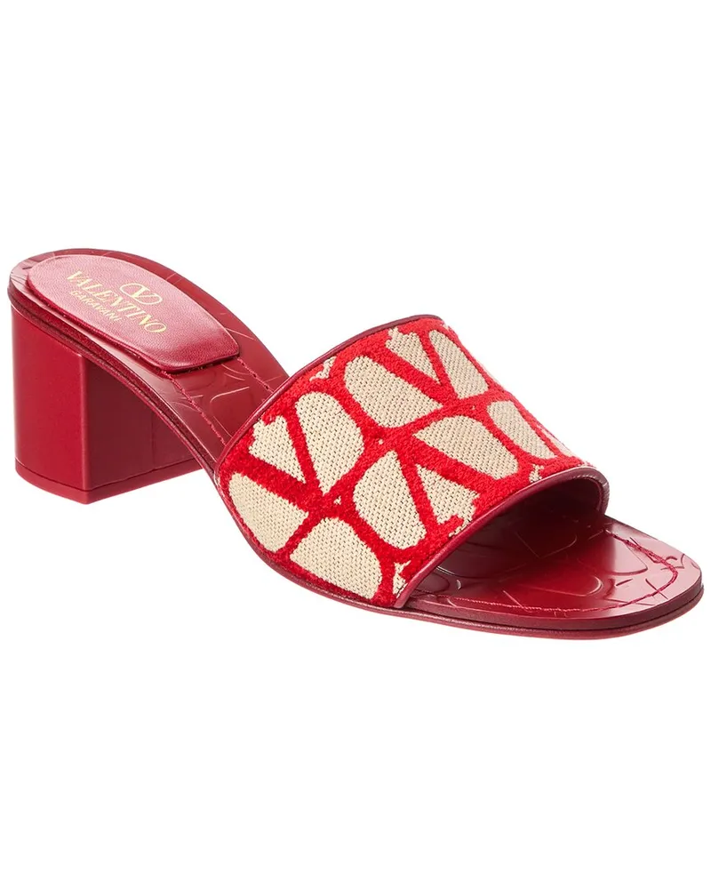 Valentino Garavani VLogo 50 Toile Iconographe Canvas Sandal Nocolor