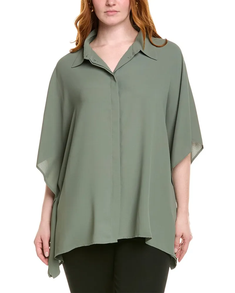Anne Klein Plus Blouse Green