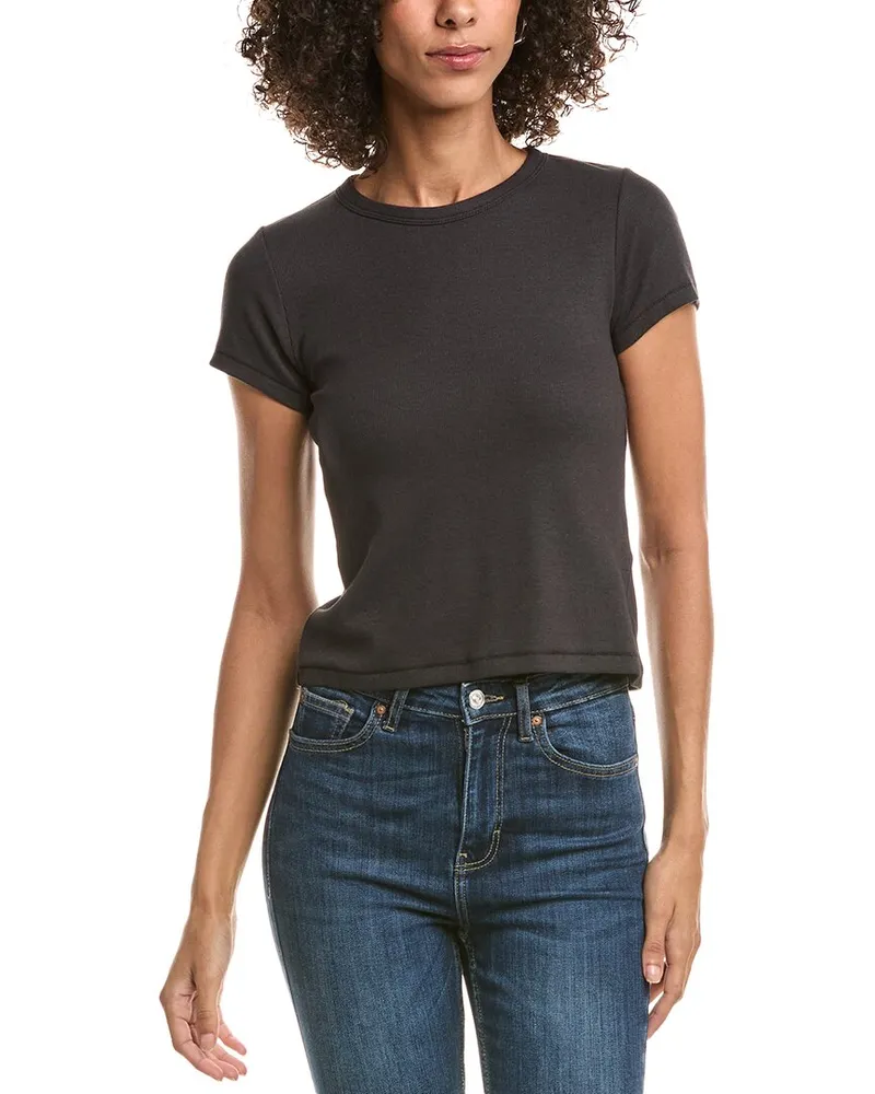 Rag & Bone Essie Rib T-Shirt Black