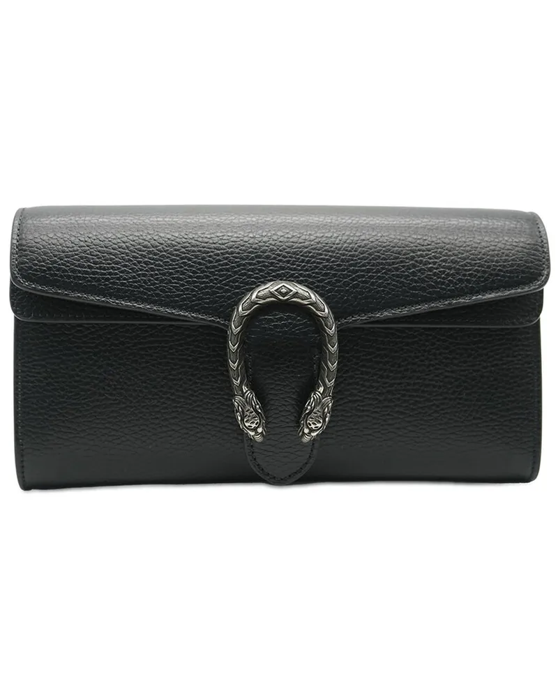 Gucci Black Dollar Calfskin Web Small Dionysus (Authentic Pre-Loved Nocolor