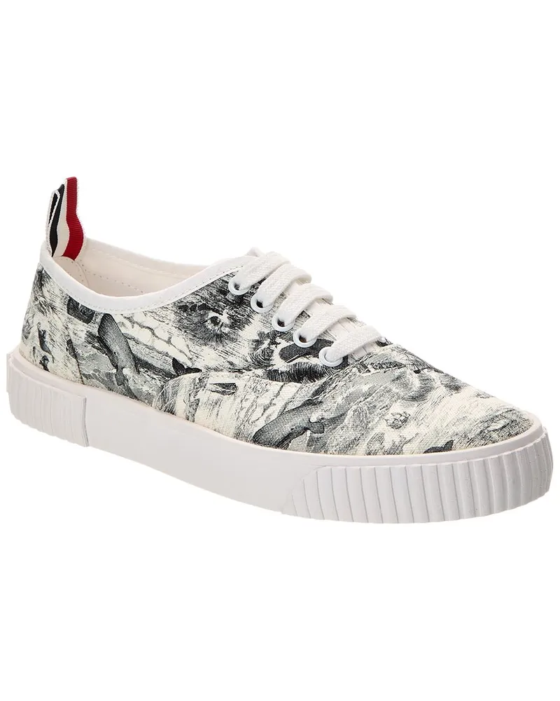 Thom Browne Heritage Canvas Sneaker Black