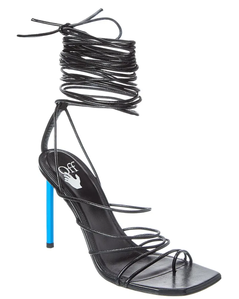 OFF-WHITE Off-White™ High Allen Infra Leather Sandal Black