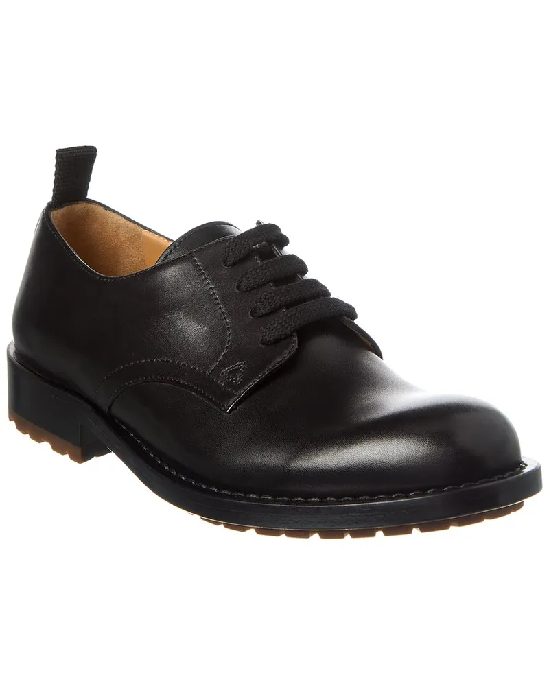 Valentino Garavani Leather Derby Black
