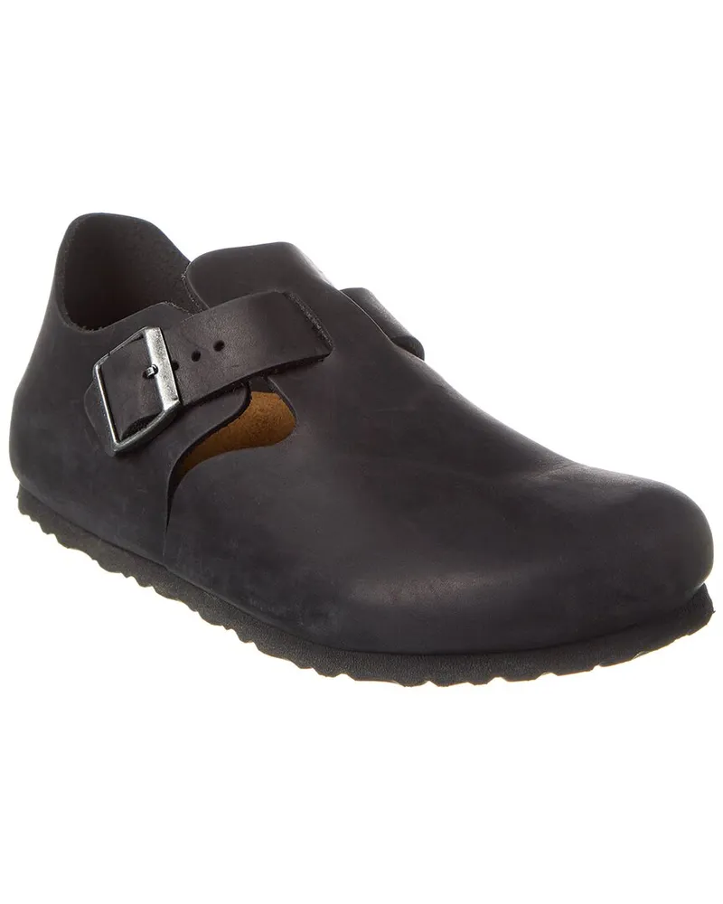 Birkenstock London BS Narrow Leather Clog Black