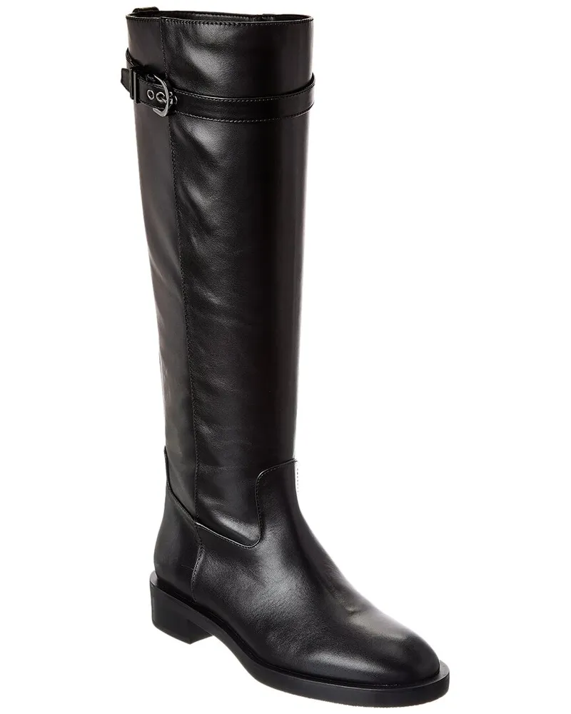 Stuart Weitzman Maverick Leather Knee-High Boot Black
