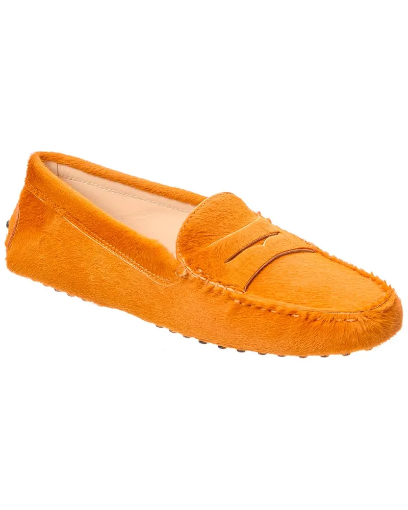 TOD'S TOD’s Gommini Haircalf Loafer Orange
