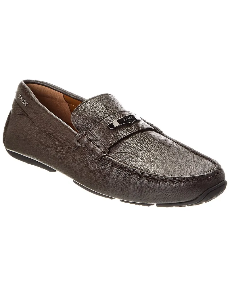 Bally Pivial Leather Loafer Brown