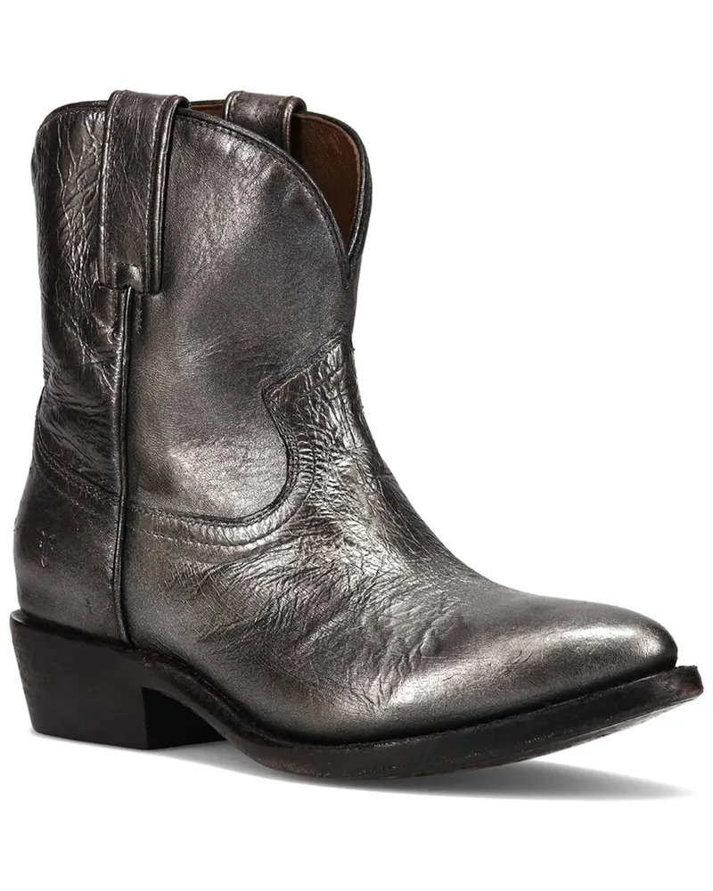 Frye Billy Short Leather Boot Metallic
