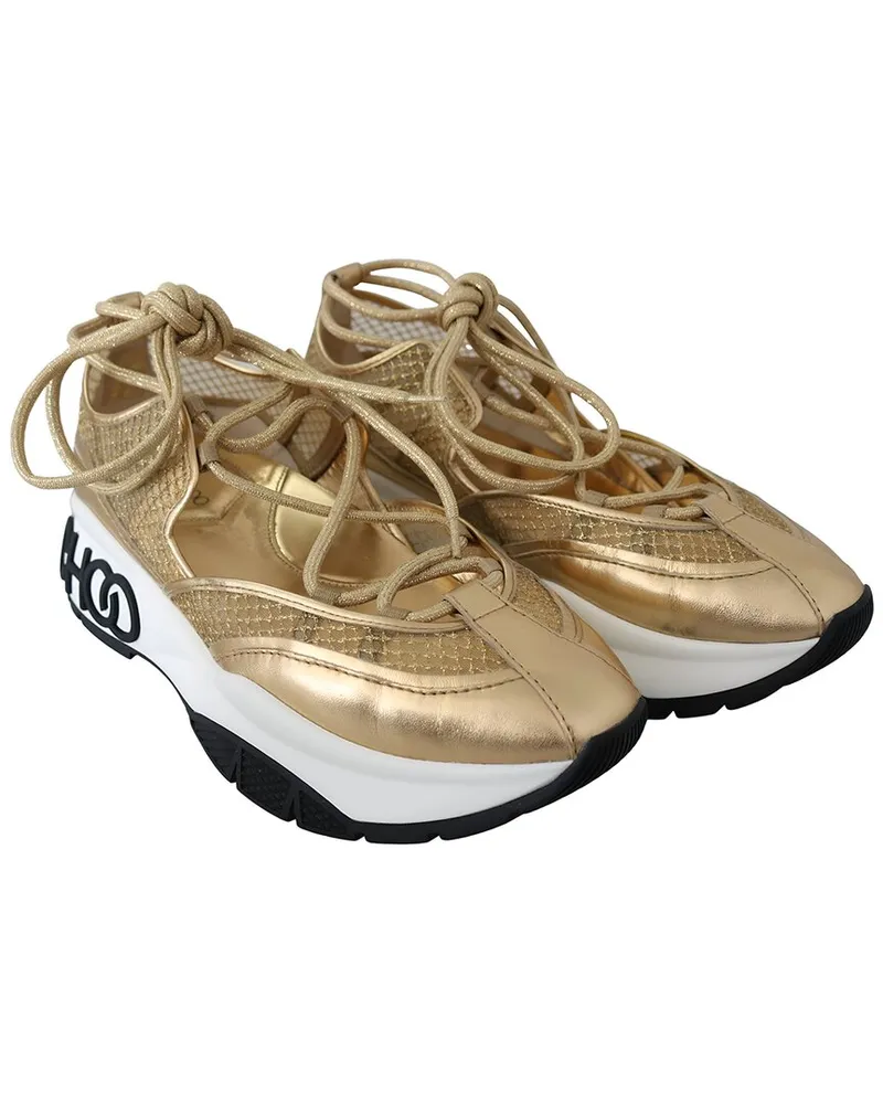 Jimmy Choo Michigan Sneaker Gold