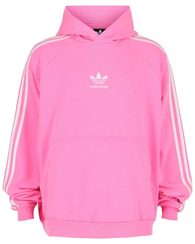 Balenciaga x adidas Oversized Hoodie Pink