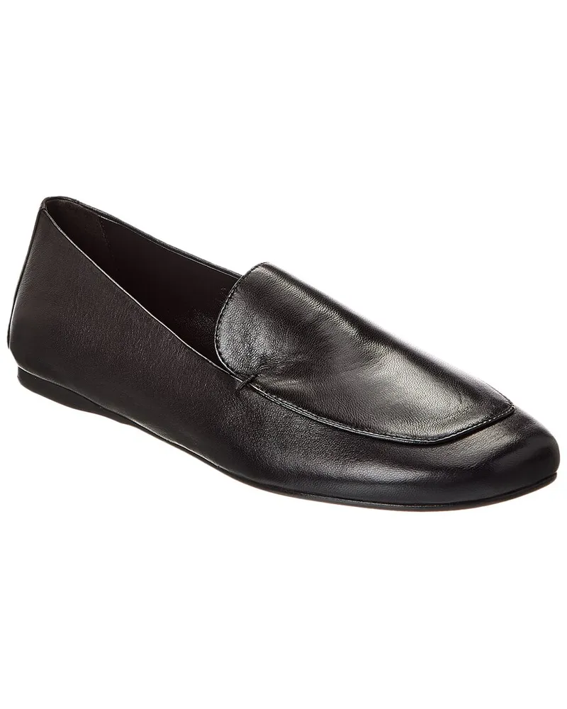 KHAITE Monroe Leather Loafer Black
