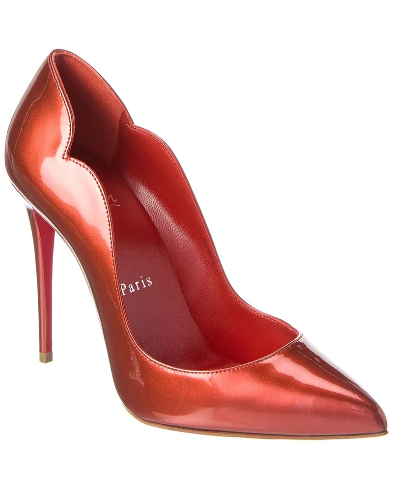 Christian Louboutin Hot Chick 100 Patent Pump Red