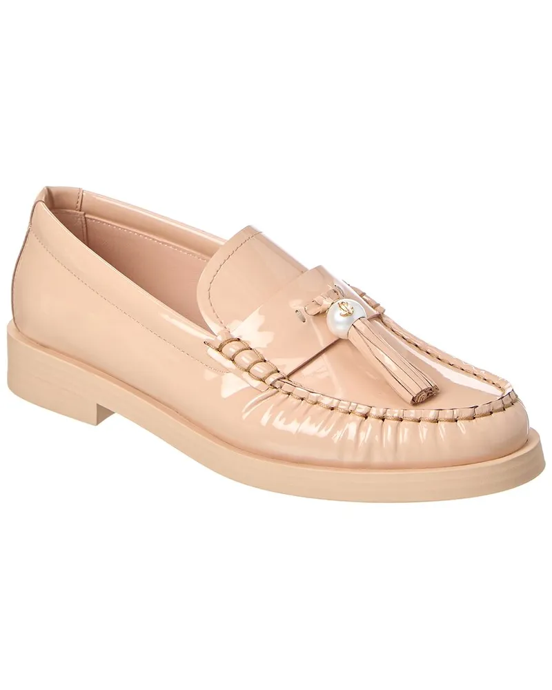Jimmy Choo Addie Pearl Patent Loafer Pink