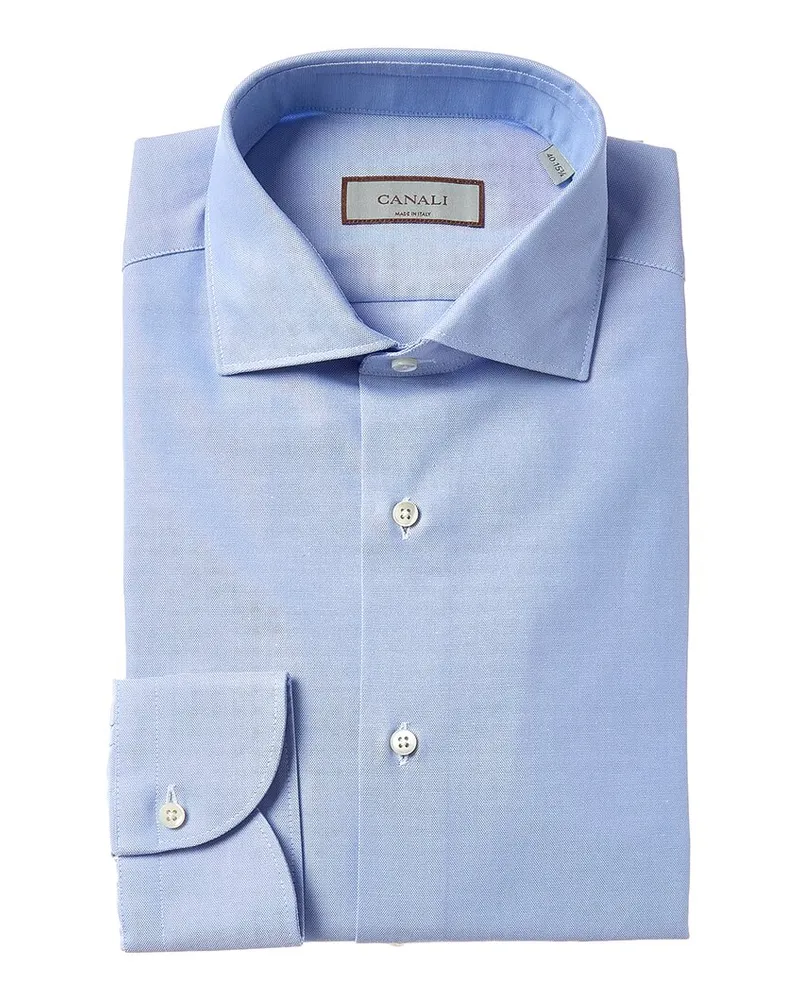 Canali Dress Shirt Blue