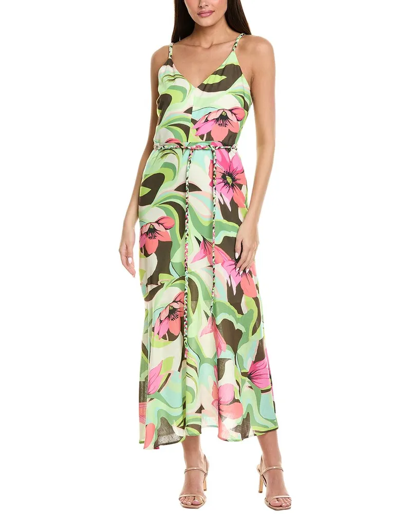 Sam Edelman Palm Royal Midi Dress Green