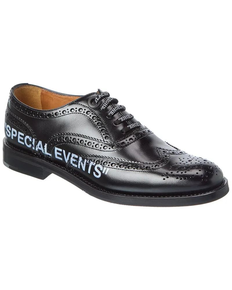 OFF-WHITE Off-White™ x Church's Burwood Leather Loafer Black