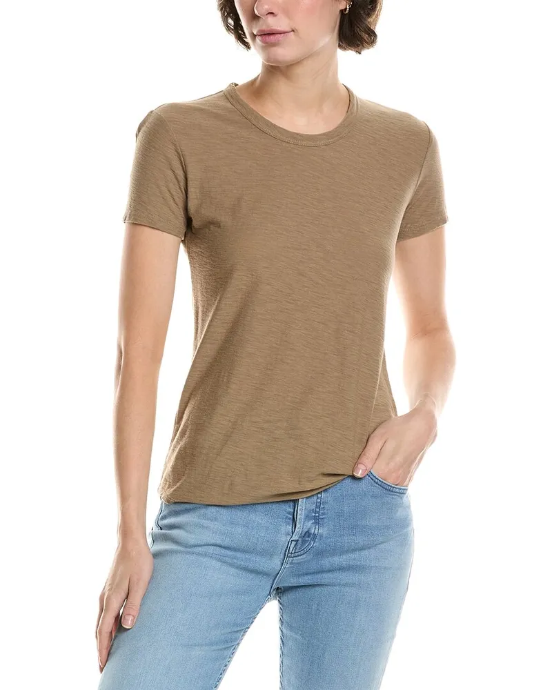 James Perse Crew Shirt Brown