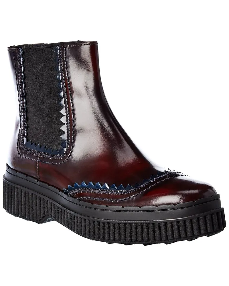 TOD'S TOD’s Leather Chelsea Boot Red