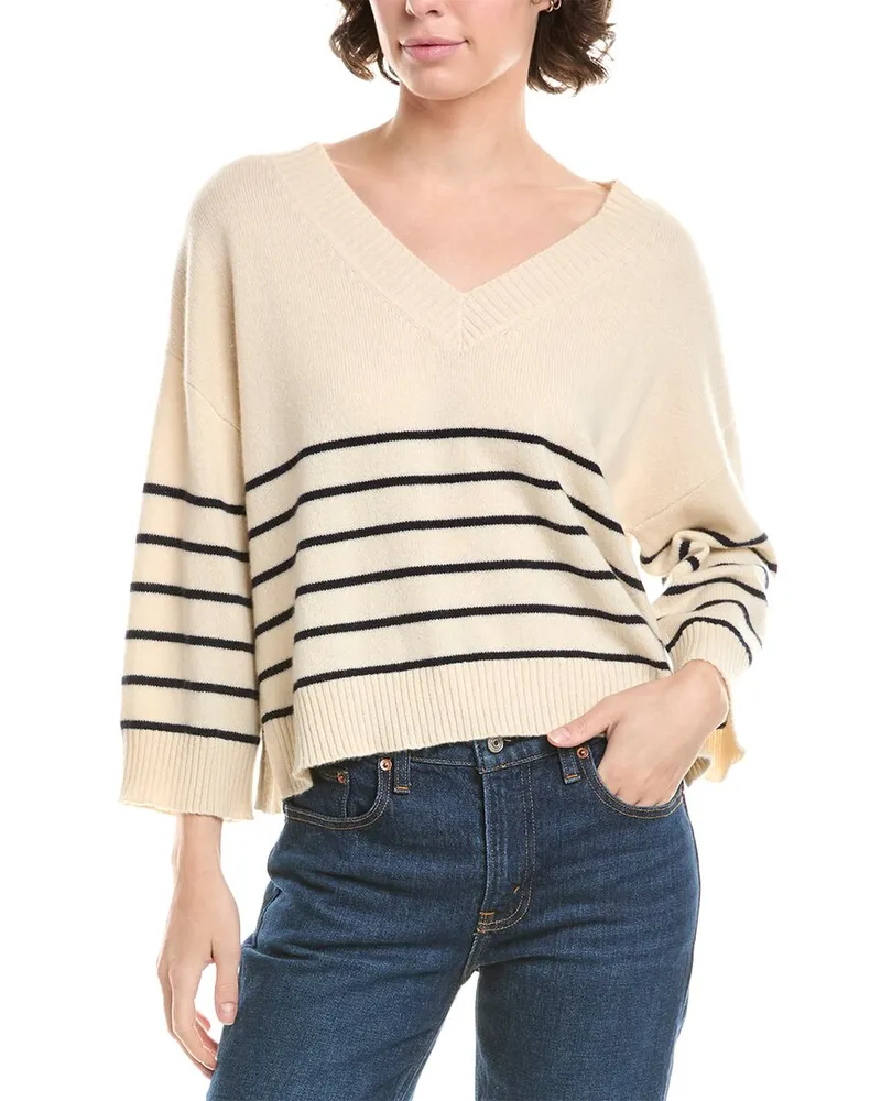 Max Mara Leva Cashmere Sweater White