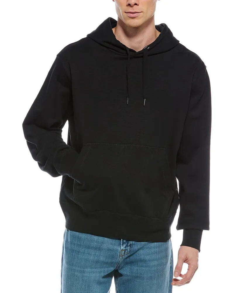 Rag & Bone Damon Hoodie In Terry Black