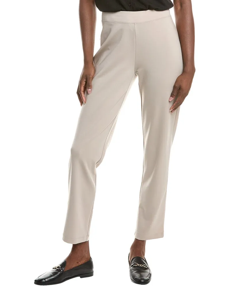 Eileen Fisher Slim Ankle Pant Gray